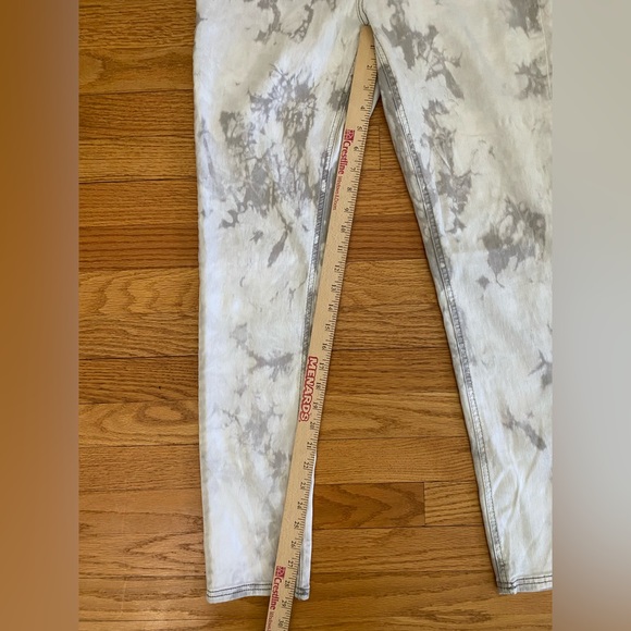 Mossimo Denim Leggings Juniors 15(32in) Gray Tie Dye Skinny Stretch Women’s - Picture 7 of 8
